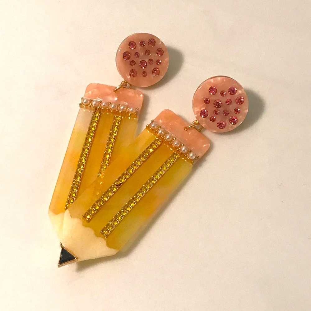 Glam Pencil Earrings